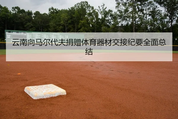 云南向马尔代夫捐赠体育器材交接纪要全面总结